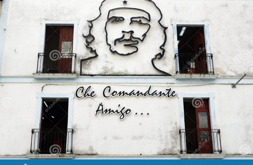 Mural de Ernesto Che Guevara: Acción y Reacción Estudiantil