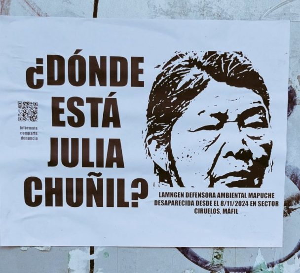 Julia Chuñil desaparecida: ¿Por qué no se le menciona?